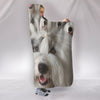 Cute Old English Sheepdog Print Hooded Blanket-Free Shipping