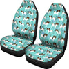 Papillon Dog Floral Print Car Seat Covers-Free Shipping