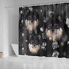 Finnish Lapphund Print Shower Curtains-Free Shipping