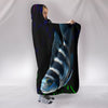 African Cichlid Fish Print Hooded Blanket-Free Shipping