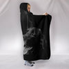 Black Labrador Retriever Print Hooded Blanket-Free Shipping