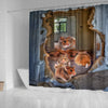 Djungarian Hamster 3D Print Shower Curtains-Free Shipping