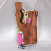 Pembroke Welsh Corgi Love Print Hooded Blanket-Free Shipping