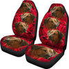 Rhodesian Ridgeback On Rose Print Car Seat Covers-Free Shipping