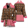 Basset Hound Dog Print Women's Bath Robe-Free Shipping