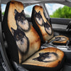 Cute Finnish Lapphund Print Car Seat Covers-Free Shipping