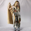 Bearded Collie Dog Lots Print Hooded Blanket-Free Shipping