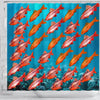 Cherry Barb Fish Print Shower Curtains-Free Shipping