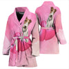 Wire Fox Terrier dog Print Women's Bath Robe-Free Shipping