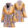 Golden Hamster Print Women's Bath Robe-Free Shipping