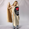 I Love Cats Hooded Blanket for Cat Lovers