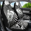 Black & White Snake Print Car Seat Covers-Free Shipping