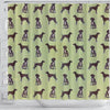 German Shorthaired Pointer Dog Pattern Print Shower Curtains-Free Shipping