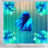 Betta Fish Print Shower Curtains-Free Shipping