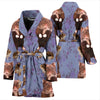 Djungarian Hamster (Siberian Hamster) Print Women's Bath Robe-Free Shipping