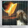 Amazing Afghan Hound Dog Print Shower Curtain-Free Shipping