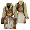 Cute Collie Print Women's Bath Robe-Free Shipping