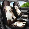 Shih poo Dog Print Car Seat Covers-Free Shipping