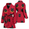 Bombay cat Print Women's Bath Robe-Free Shipping