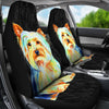 Cute Yorkshire Terrier (Yorkie) Art Print Car Seat Covers- Free Shipping