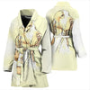 Amazing Bracco Italiano Dog Print Women's Bath Robe-Free Shipping