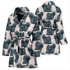 Puli Dog Pattern Print Women's Bath Robe-Free Shipping