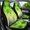 Green Leaves Print Car Seat Covers-Free Shipping