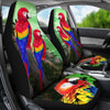 Lovely Scarlet Macaw Parrot  Print Car Seat Covers- Free Shipping