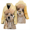 Cavapoo Print Women's Bath Robe-Free Shipping