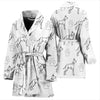 Great Dane Dog Print Women's Bath Robe-Free Shipping