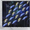 Cynotilapia Afra Fish Print Shower Curtains-Free Shipping