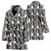 Greater Swiss Mountain Dog Pattern Print Women's Bath Robe-Free Shipping