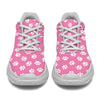 Paw Print Chunky Sneakers (White)