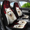 Samoyed Dog Print Car Seat Covers-Free Shipping