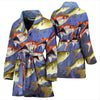 Seluang Fish Print Women's Bath Robe-Free Shipping