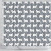 Samoyed Dog Pattern Print Shower Curtains-Free Shipping