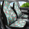 Shih Tzu Dog Floral Print Car Seat Covers-Free Shipping