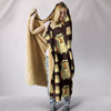 Bulldog Pattern Print Hooded Blanket-Free Shipping