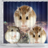 Roborovski Hamster Print Shower Curtains-Free Shipping