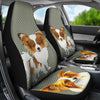 Cute Papillon Dog Print Car Seat Covers-Free Shipping