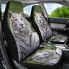 White Bengal Tiger Print Limited Edition Car Seat Covers-Free Shipping