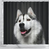 Siberian Husky Print Shower Curtains-Free Shipping