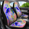 Cavalier King Charles Spaniel Paint Art Print Car Seat Covers-Free Shipping