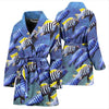 Cynotilapia Afra Fish Print Women's Bath Robe-Free Shipping