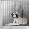 Saluki Dog Print Shower Curtains-Free Shipping