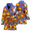 Oranda Fish Print Women's Bath Robe-Free Shipping