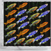 Slender Danios Fish Print Shower Curtains-Free Shipping