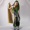 Grey Heron Bird Print Hooded Blanket-Free Shipping