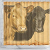 Dexter Cattle (Cow) Print Shower Curtain-Free Shipping