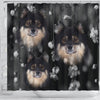 Finnish Lapphund Print Shower Curtains-Free Shipping